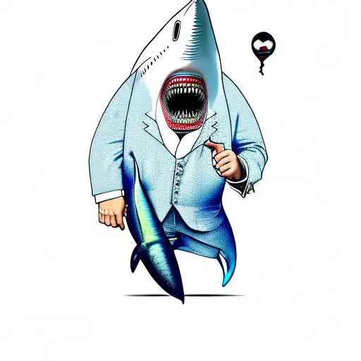Kingpin Shark In Gangster Suit