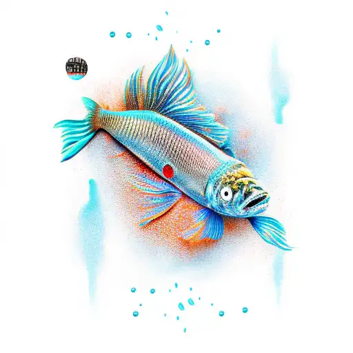 Under Water Dead Fish