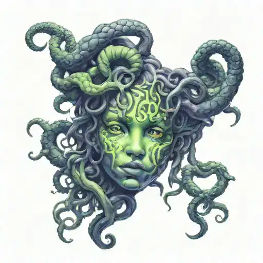 Medusa Child Head