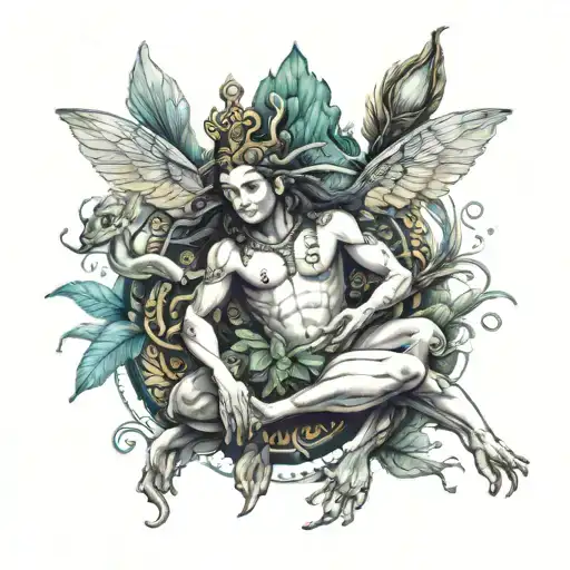 Shiva Deity On A Flying Frog