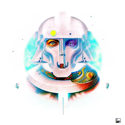 A Warrior Exploring The Cosmos