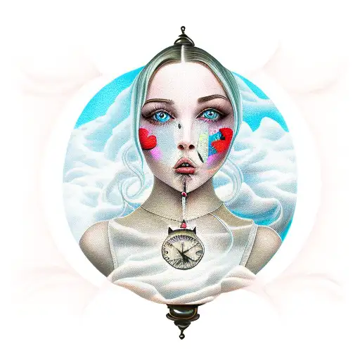 Girl Stuck In Hourglass