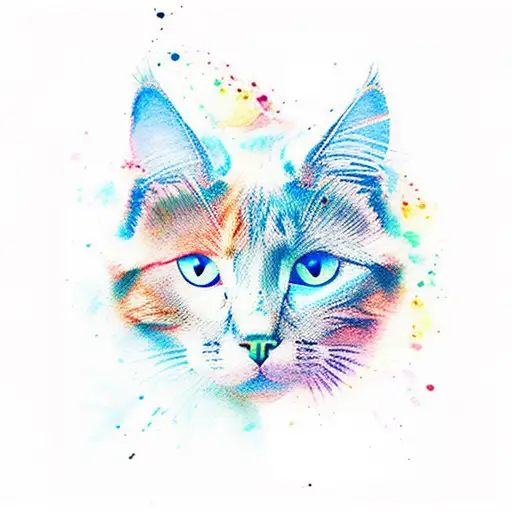 Cat Claws In Watercolor