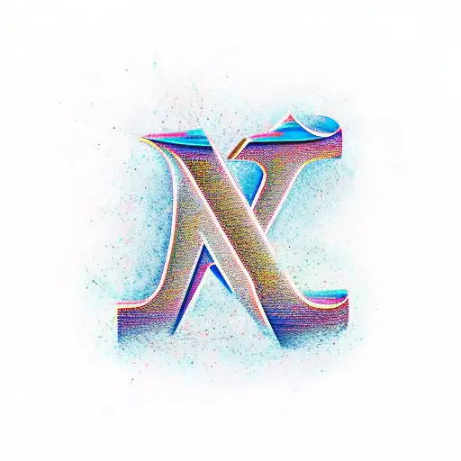 Three A Letters Become One Creating A Symbol