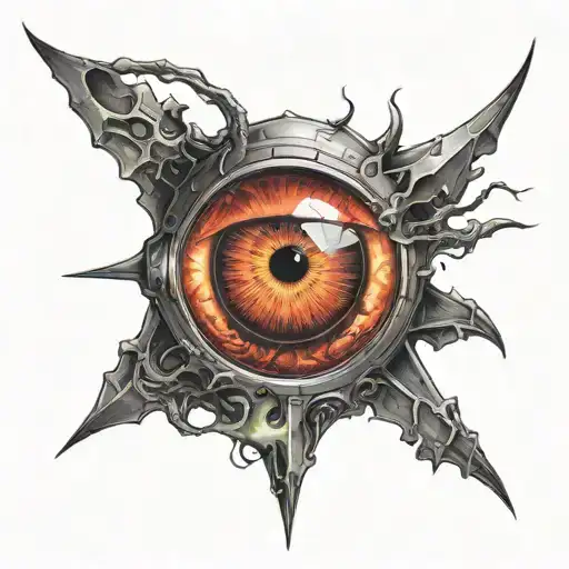 Demon Eyes Exterior Space Themed