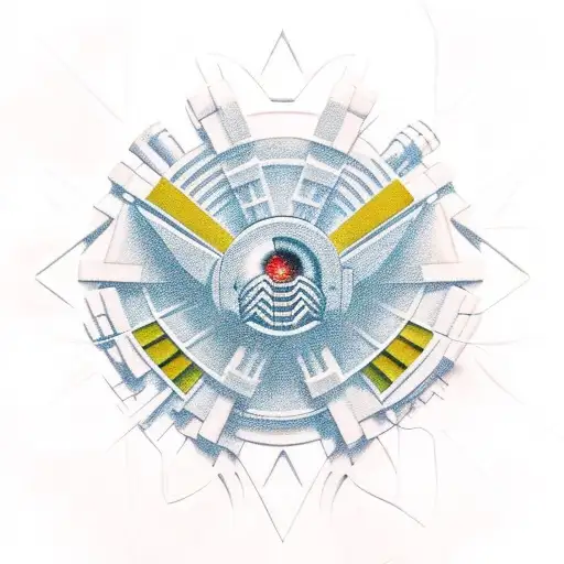 Red Hot Chili Peppers Forming A Mandalorian Symbol