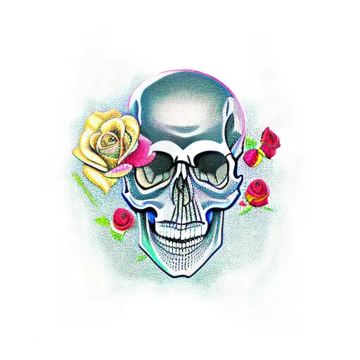 Skull And Roses