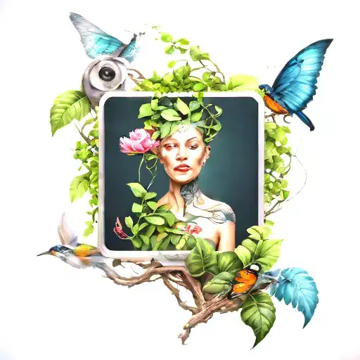 Mother Nature And Technology Combined