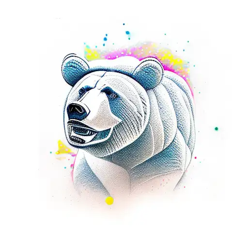 Bear With Two Colour