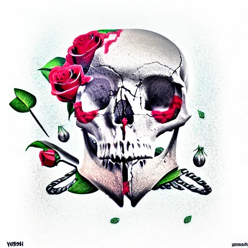 Skull And Roses