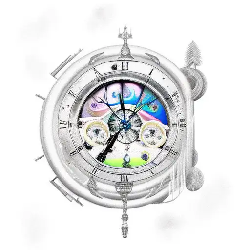 Warped Grandfather Clock