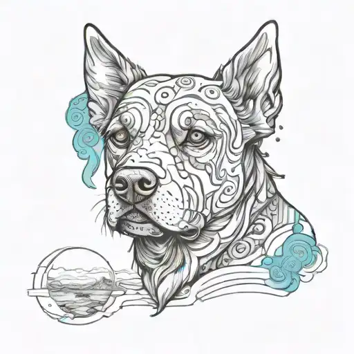 Dog Watching Over Me