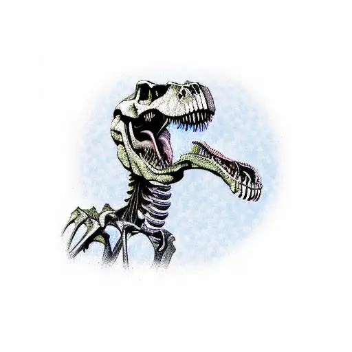 Underground T-rex Skeleton