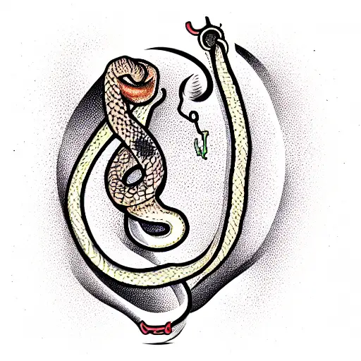 Libra With Snake
