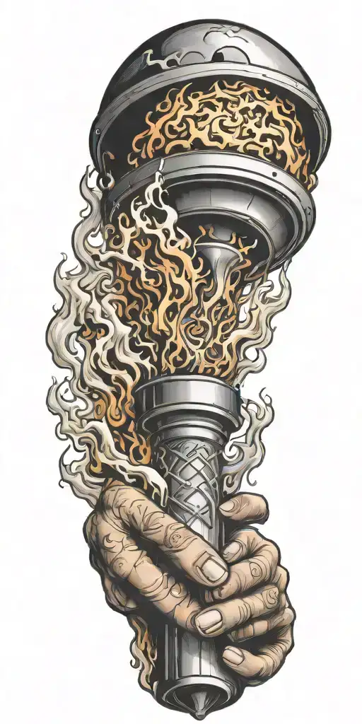 Flaming Torch