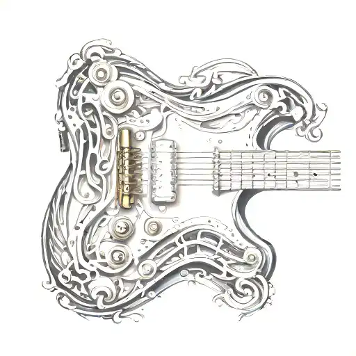 Guitar Made From Hand Tools