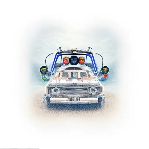 Father With Two Sons Working On Vehicle