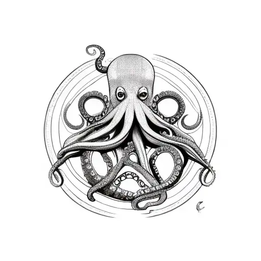 Octopus With A Ships Wheel
