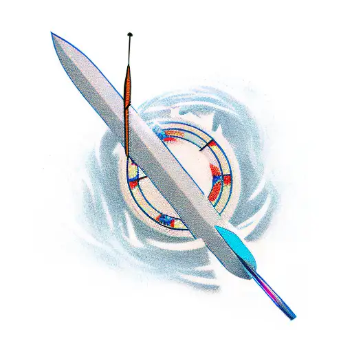 Archer Releasing Arrow