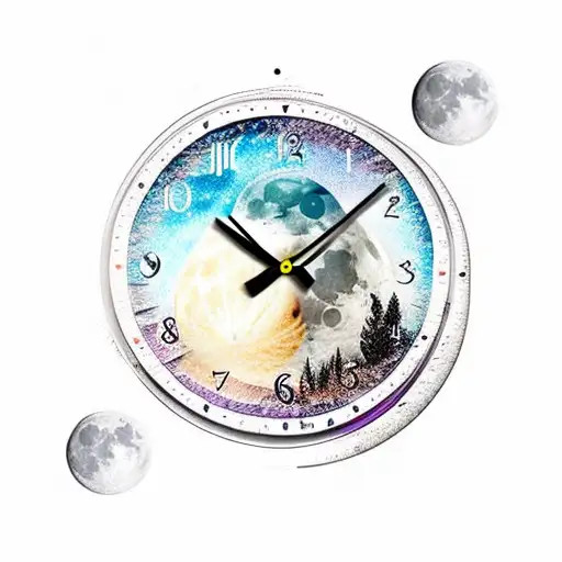 Moon Clock Nature