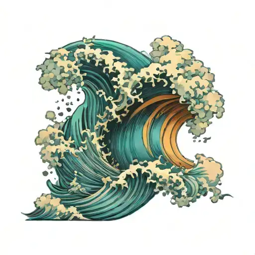 Ocean Waves Crashing