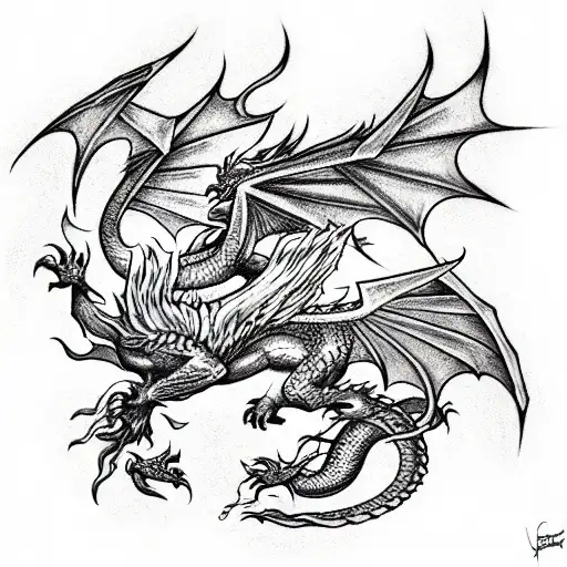 Dragon And Phoenix Battle