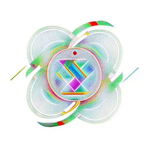 An Infinite Symbol Evolving Three Circles And An One Big Arrow