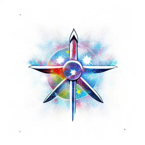 Sword With Stars And Taurus