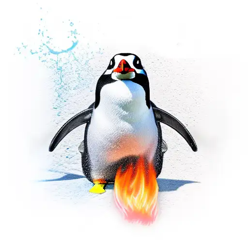 Firefighting Penguin