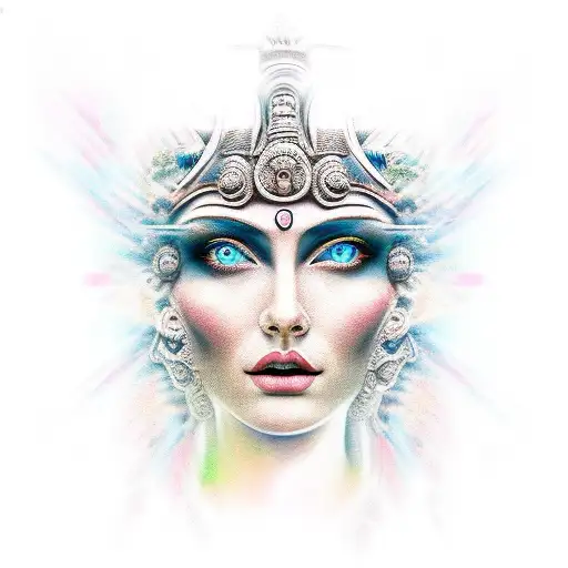 Beautiful Goddess Face