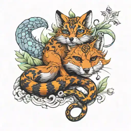 Fox And Medicine Snake