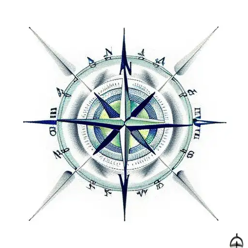 Airplane Compass Rose