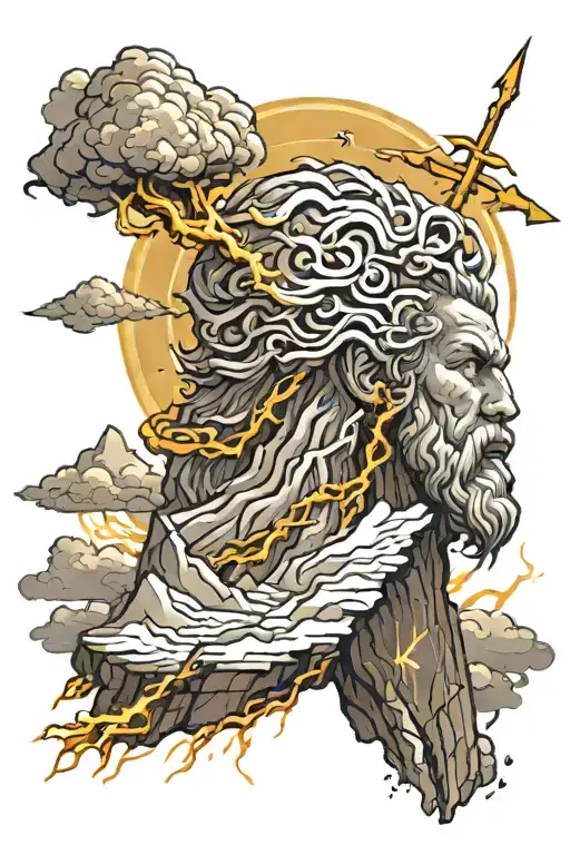 Zeus Mountain Lightning