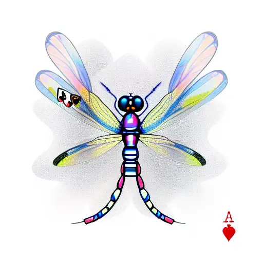 Dragonfly With A Poker Face Looking At The Camera