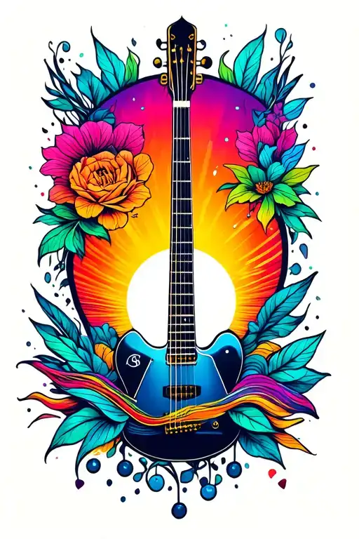 Tattoo Minimalist Related To Music