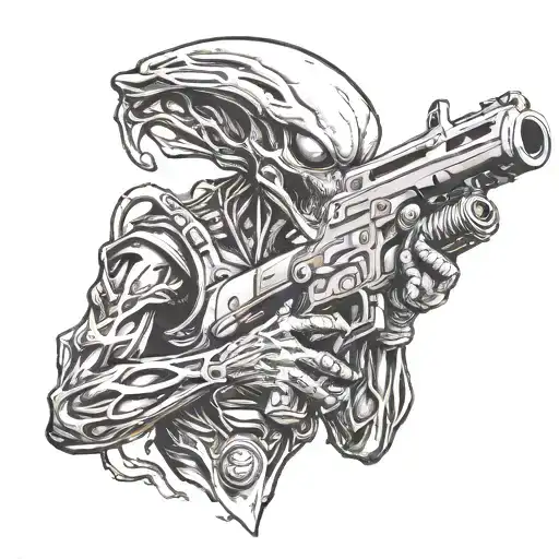 Alien With Shotgun