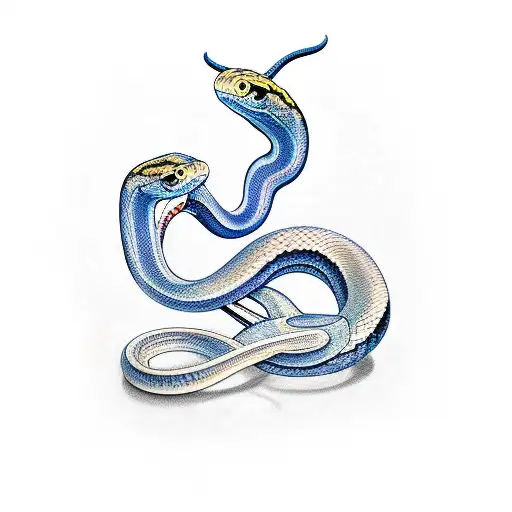 Snake Holding Spoon