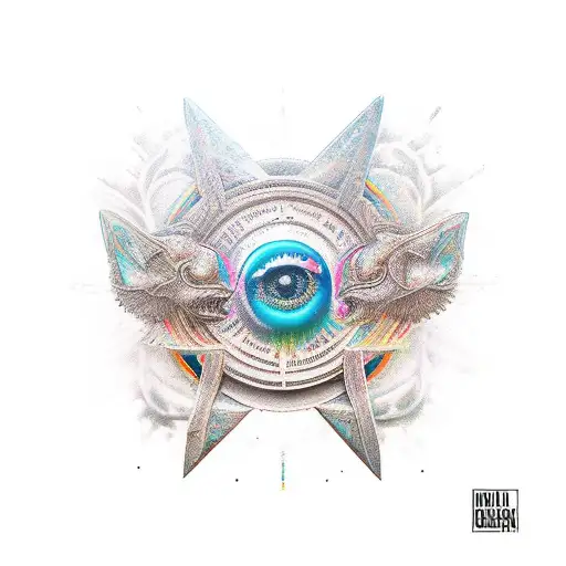 Neo Tribal Memorial Piece For Mom