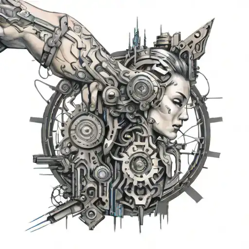 Cyberpunk Inner Forearm