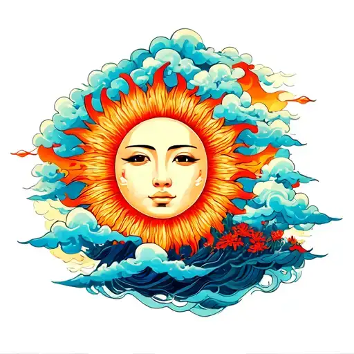 Sun Wukom And Japanese Clouds