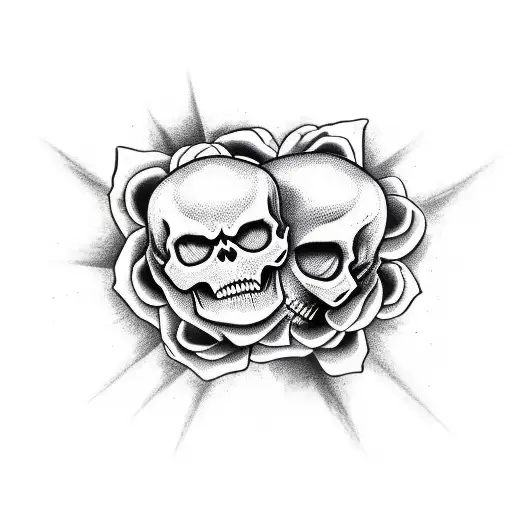 Skull And Roses