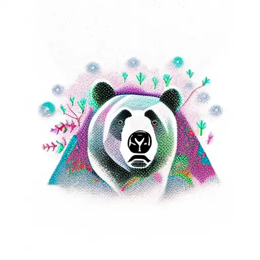 Bear Under A Looming Tree