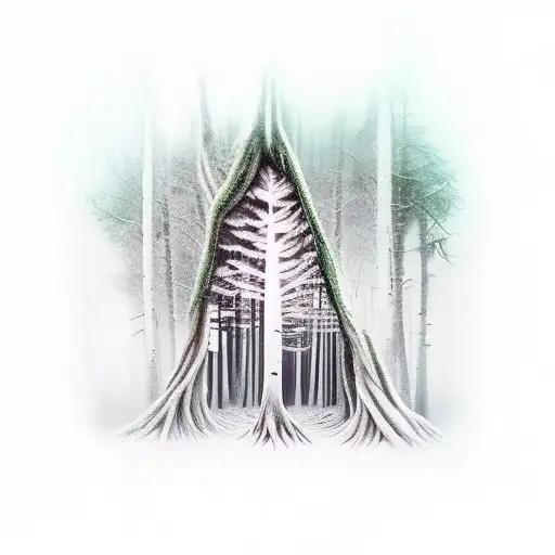 Dark Forest With Horror