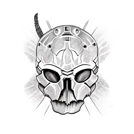 Mandalore Skull Being Pulled Into The Sarlacc Pit