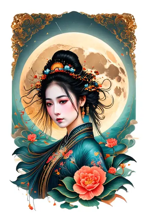 Chinese Woman Moon