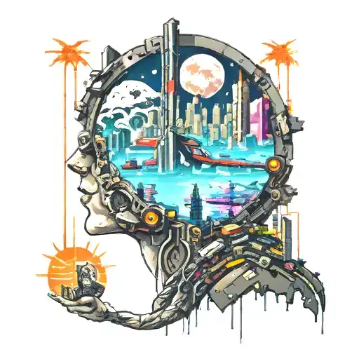 Cyberpunk Tokyo City