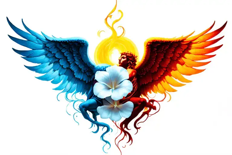 Angel Vs Demons Morning Glory