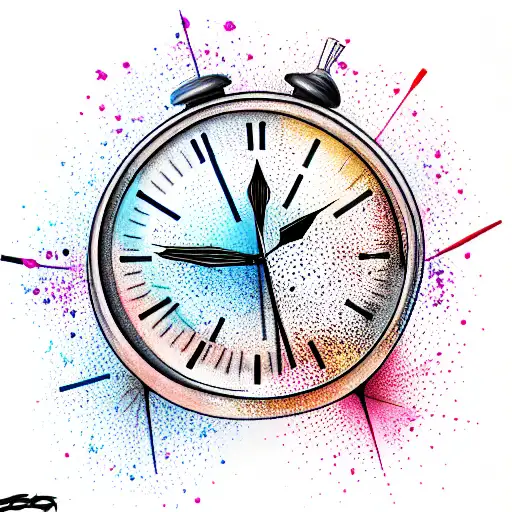 Melting Clock Make It Count