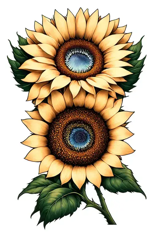 Paw Print Sunflower