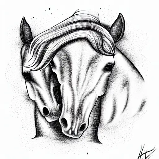 Horse With A Tower Growing Out Its Head